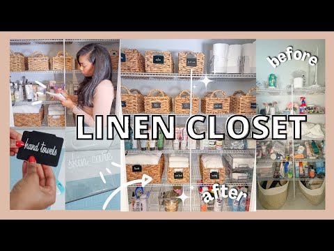 LINEN CLOSET TRANSFORMATION | BEFORE AND AFTERS // LoveLexyNicole