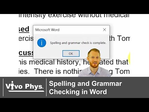 Spelling and Grammar Checking in Word