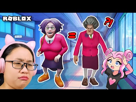 Miss T's CLONE?! | Roblox | Escape Scary Teacher School