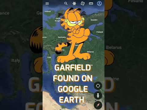 Garfield Found🤯On Google Earth|Google Map Secrets|