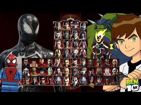 Mortal Kombat 9 - SYMBIOTE PETER 🕸 & BEN 10 👽 - Expert Tag Ladder - Gameplay @(1080p) - 60ᶠᵖˢ ✔