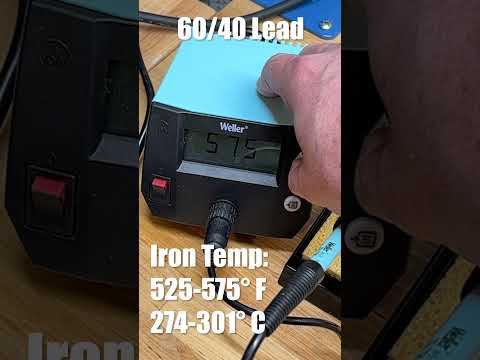 Best Soldering Iron Temperature #shorts #diy #diycrafts