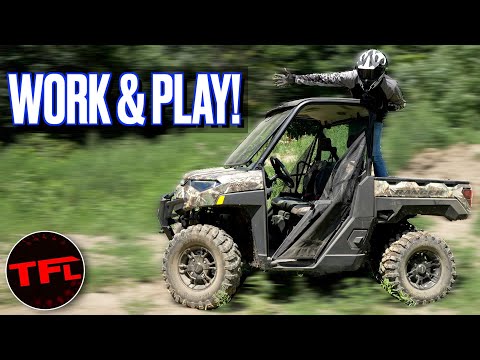 This Is The Electric SxS You've Been Waiting For! I Take The New Polaris Ranger XP Kinetic Off-Road