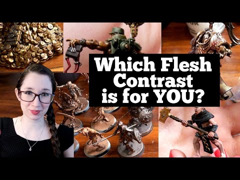 Contrast Paint Review: Guilliman, Fyreslayer, & Darkoath Flesh