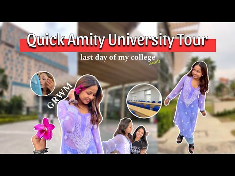 AMITY UNIVERSITY KOLKATA TOUR | Last Day Of My College (S1) | GRWM | #vlog | Mansi Gupta |MG431