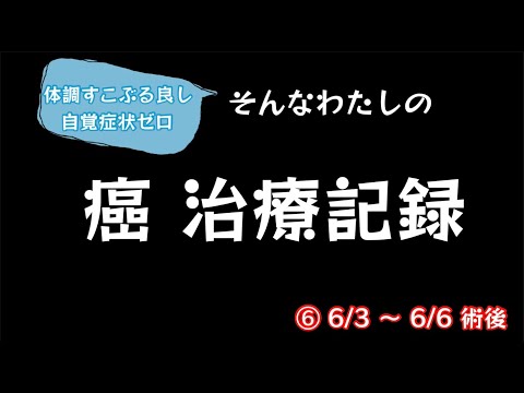 癌治療、記録したみた！入院日記つけてみた！⑥ 術後3日〜6日　子宮頸がん腺癌【106のりのり】