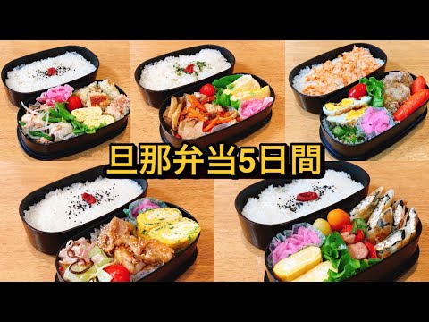 【1週間のお弁当作り】品数少なめ/簡単なお弁当のおかず