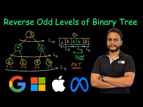 Reverse Odd Levels of Binary Tree | Leetcode 2415