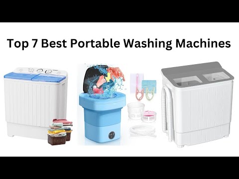 Top 7 Best Portable Washing Machines for Small Spa