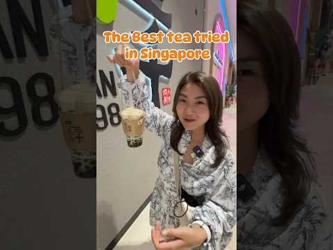 San Chen Best boba tea I had #malaysia  #mukbang #shorts