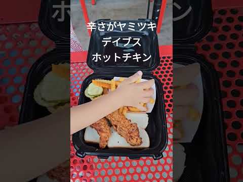 アメリカの人気ホットチキン！デイブスホットチキンに行ってきた！ #アメリカ生活  #フライドチキン