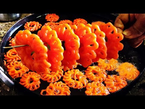 Art of Perfect Jangri Sweet Making | Imarti Sweet Recipe | Indian Sweet Making Videos Jangri Recipe