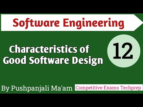 Lec - 5.1 Characteristics of Good Software Design in Software Engineering in Hindi