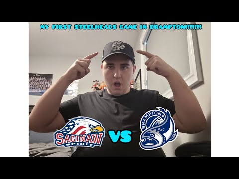 MY FIRST STEELHEADS GAME IN BRAMPTON!!! Steelheads vs Spirit MUST WATCH!!!!!!!!