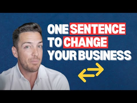 This ONE sentence will give you absolute clarity in your business