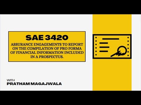 SAE 3420 - AE to report on the compilation of PFFI  | CA Final Audit | May 2024 & Nov 2024