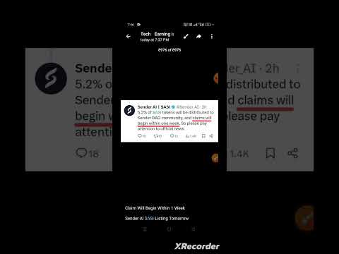 Sender AI Claim Update