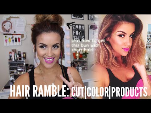 Hair Ramble: Cut | Color | Products | Short Hair Bun