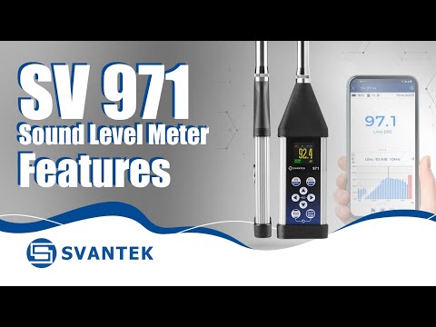 Class 1 Sound Level Meter | SV971A | SVANTEK | Features