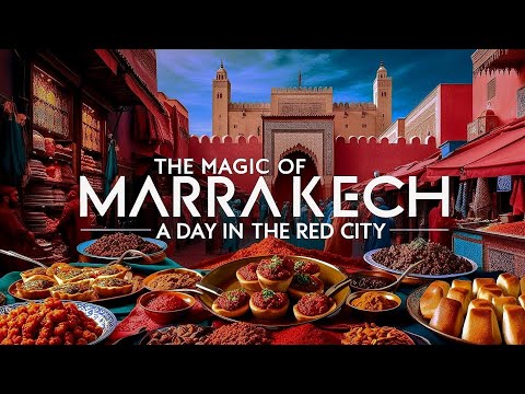 The Magic of Marrakech: (8K HDR) A Day in the Red City |#Marrakech #TravelVlog#TravelVlog #8KHDR