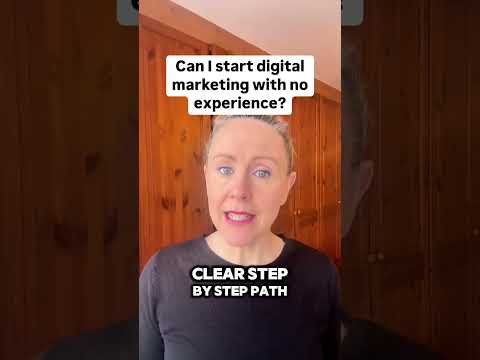 Can I start digital marketing with no experience?