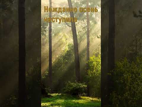 Нежданно осень наступила - Христианские песни #нежданноосеньнаступила #shorts