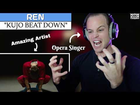 Absolutely SAVAGE. Professional Singer Reaction (& ANALYSIS) - Ren | KUJO BEAT DOWN