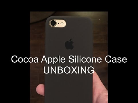 iPhone 7 Cocoa Apple Silicone Case - UNBOXING