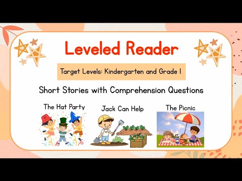 Reading for Kindergarten and Grade 1 | Leveled Reader 6 | Reading Comprehension