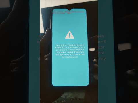 Samsung A12 software error solution #smartphone #samsung #shorts