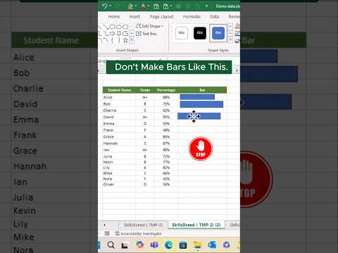 Master Excel Progress Bar in 5 Minutes a Day #shorts #exceltips #exceltutorial #learnexcel