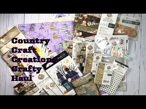 Crafty Haul video Oct 2023 + A Sneak peek | Country Craft Creations