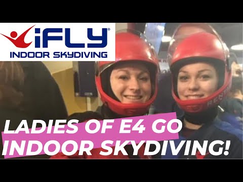 The Ladies of E4 Go Indoor Skydiving at iFly!