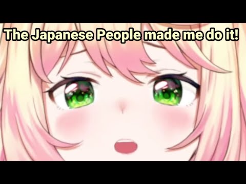 Nene Blaming the Japanese people for her suspicious questions...