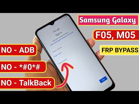 Without PC - Samsung F05, M05 FRP Bypass 2024 Android 14 Update ✔️ TalkBack Not Working