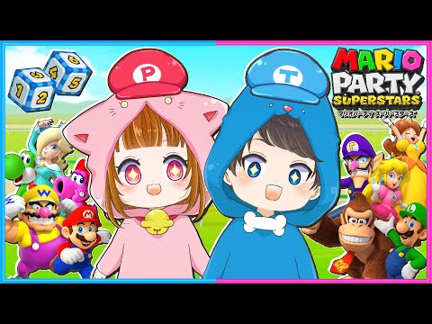 【お知らせあり】ちろぴの６周年！マリオパーティ対決！🐶🐱【 マリオパーティスーパースターズ 】【 ちろぴの 】