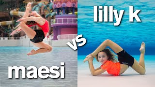 LILLY vs MAESI WATER PARK CHALLENGE *Insane*