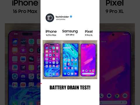 iPhone 16 Pro Max vs Samsung S24 Ultra - BATTERY TEST!! 🤯