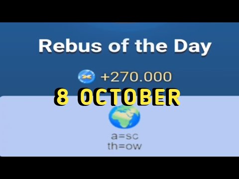 REBUS OF THE DAY X EMPIRE 8 OCTOBER | X EMPIRE REBUS OF THE DAY 8 OCTOBER | REBUS OF THE DAY