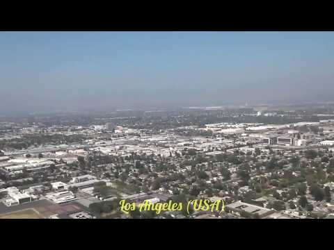 Los Angeles Helicopter Tour. (With HD helicopter sound effects ) 直升机航游美国洛杉矶 (带高清直升机音效)