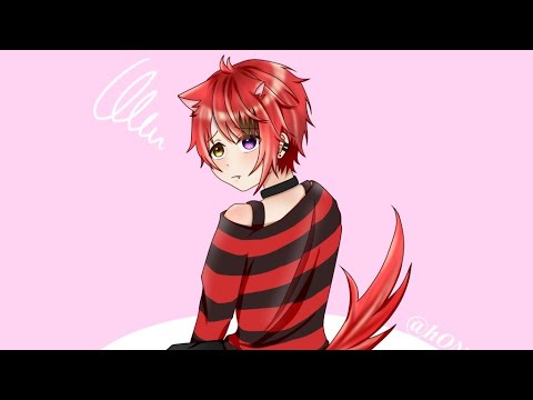 見返り莉犬くん❤【イラスト】【メイキング】