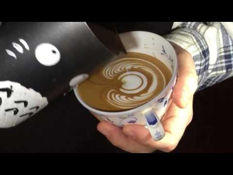 Latte art wingtulip