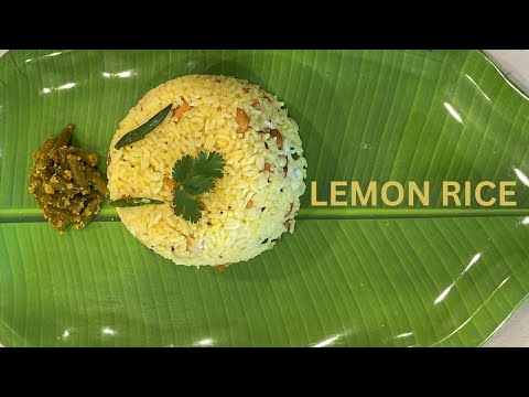 Lemon Rice #lemonricerecipe #nimmakayapulihora #asmrfood   #quicklunchrecipes #quicklunchboxrecipe