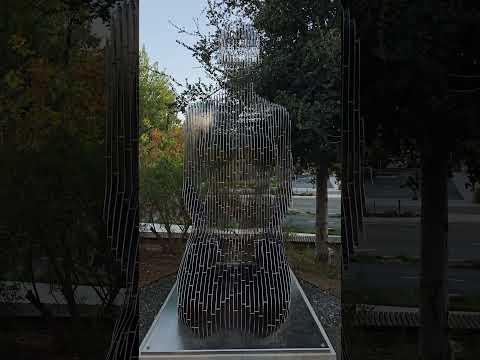 Disappearing Sculpture 😳 #travelvlog #california #sculpture #travel #google