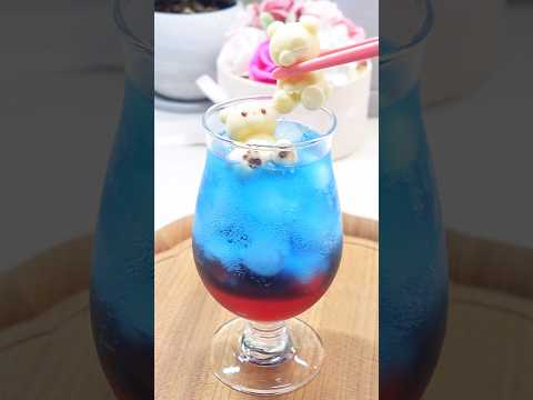 Blue Cream Soda#Shorts#Drink