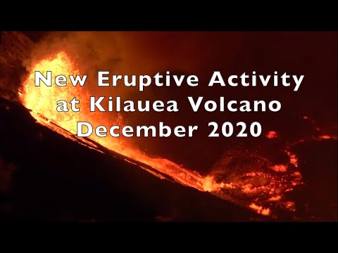 New Kilauea Volcano Eruption December 2020