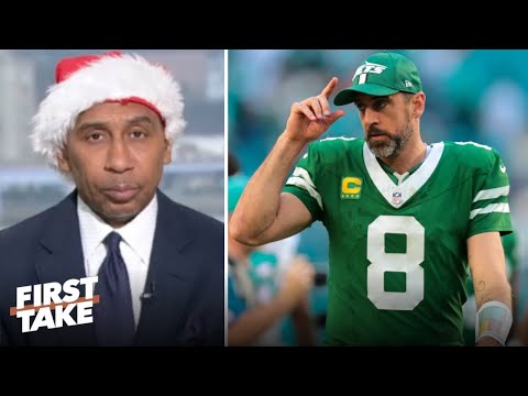 FIRST TAKE | It's time for Aaron Rodgers to hang up cleats! - Stephen A. calls for Jets QB to retire