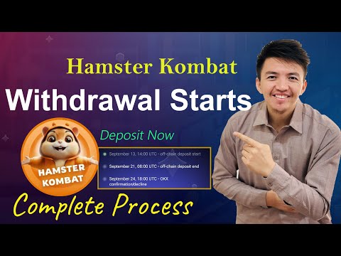 Hamster Kombat Withdrawal Starts | How to Connect Wallet to Receive Airdrop | $Hmstr Deposit Process