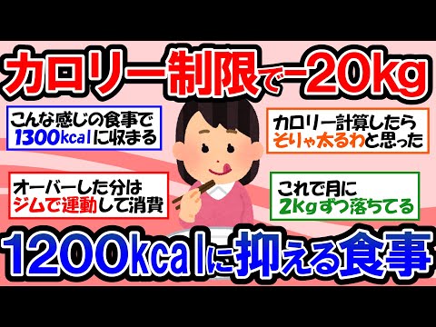 【ガルちゃん 有益トピ】この摂取カロリーを守れば痩せる。驚異の1日の食事と献立プラン！朝昼晩・間食・寝る前マネして食べるだけ｜低身長のダイエット【ゆっくり解説】