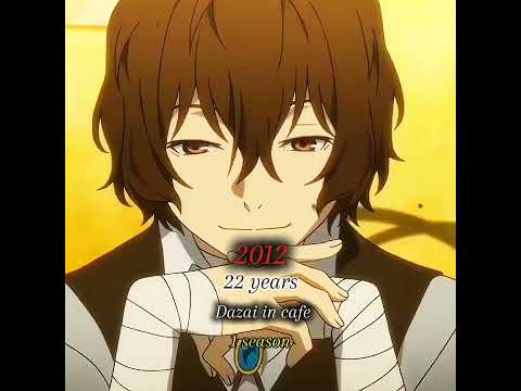 Dazai edit | Dazai through the years #bsd #anime #bungostraydogs #shorts #dazai